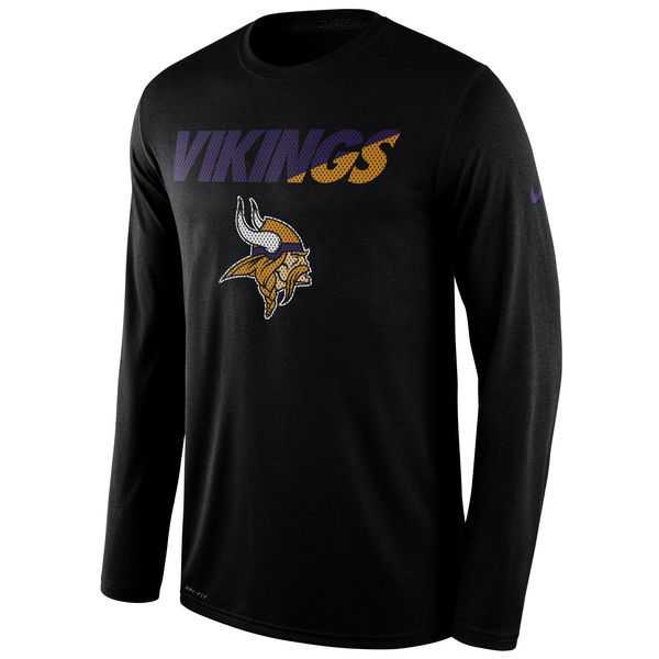 Minnesota Vikings Nike Black Legend Staff Practice Long Sleeves Performance WEM T-Shirt,We sell and wholesale Minnesota Vikings Nike Black Legend Staff Practice Long Sleeves Performance WEM T-Shirt on line form chian!